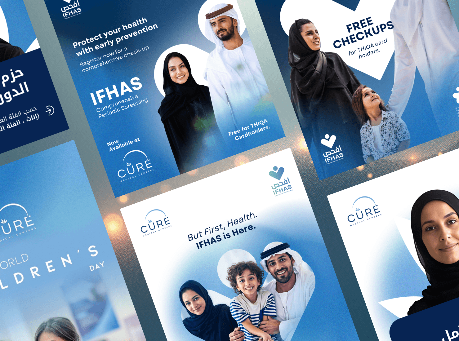 CURE Medical Center Social Media Design