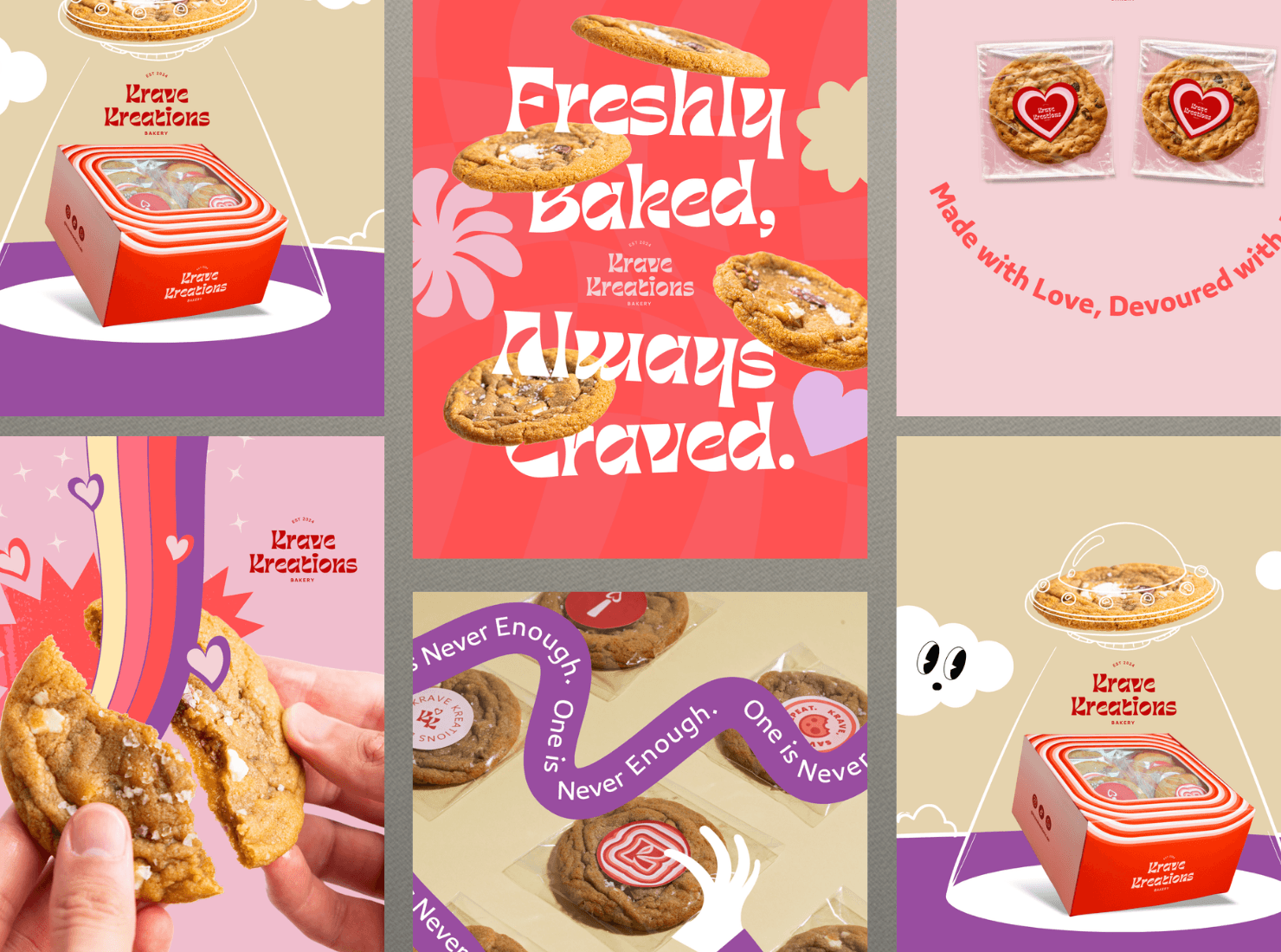 Krave Kreations Social Media Design