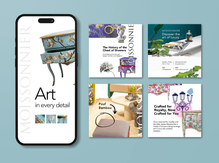 Moissonnier Social Media Design