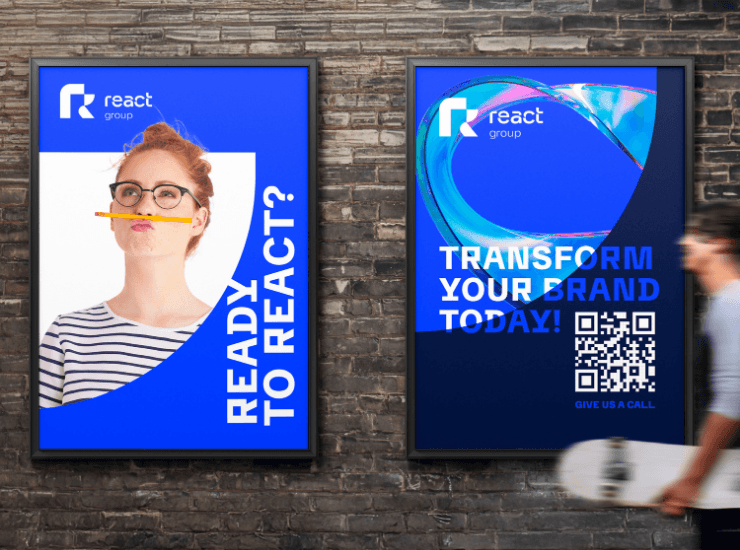 React Outdoor Print Campaign