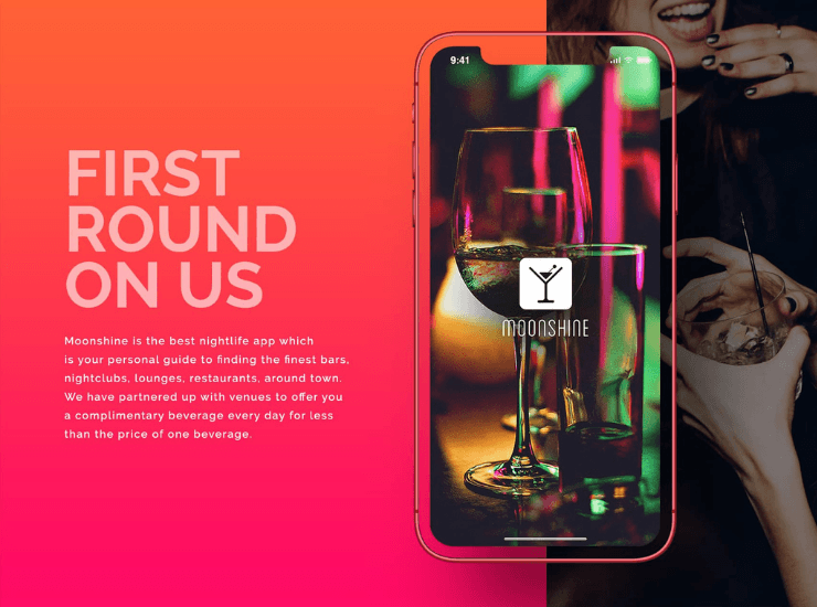 Moonshine – Nightlife Discovery App